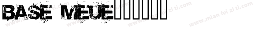 base meue字体转换